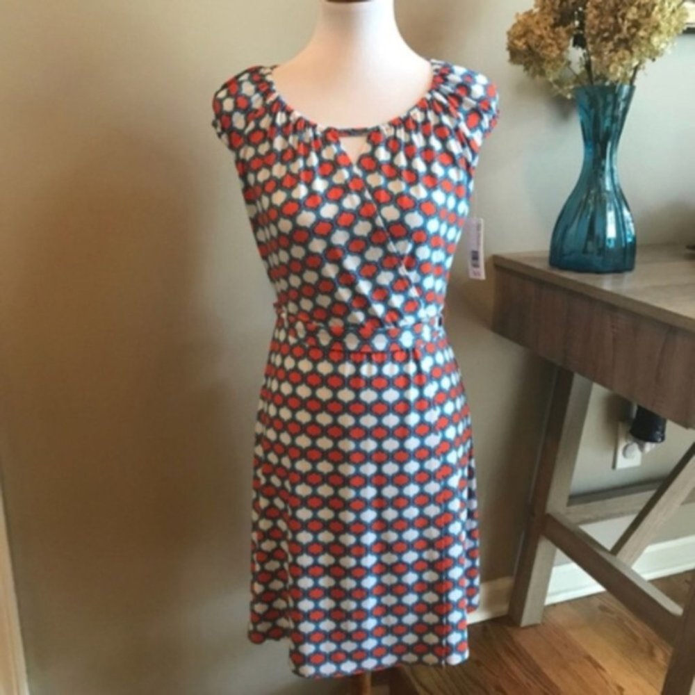 Laundry by Design Faux Wrap Print Dress Size XS